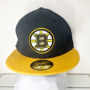 Boston Bruins NHL Hat Cap NWT Size 7 1/8